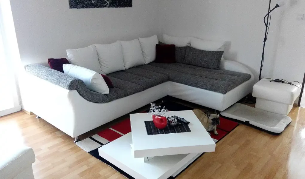 Un canapé d'angle design